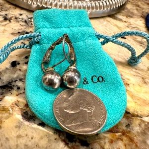 Tiffany Sterling Silver ball earrings